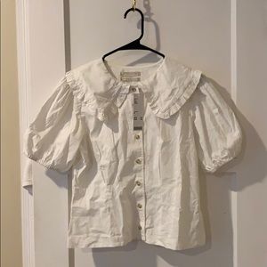 NWT Urban Outfitters Peter Pan Collar Blouse